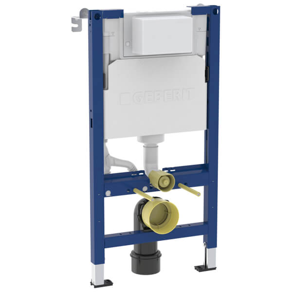 Geberit Duofix Wall Hung WC Frame with 12cm Alpha Concealed Cistern 5.8/3L - 500 x 980mm