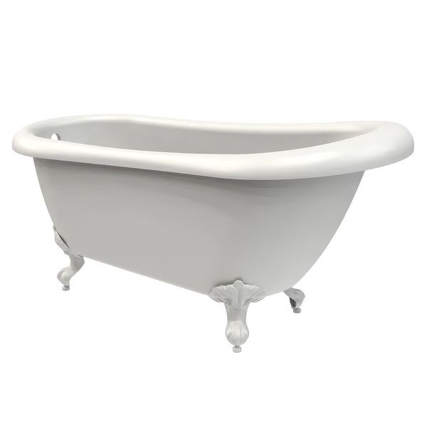 Tavistock Vitoria 1550 x 720mm White Single Ended Slipper Bath