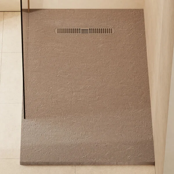 Alternate image of Crosswater Vito Low-Profile Rectangular Shower Tray 25mm High - Dolomite and Stone Resin
