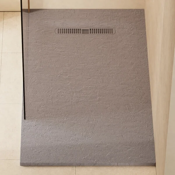 Alternate image of Crosswater Vito Low-Profile Rectangular Shower Tray 25mm High - Dolomite and Stone Resin