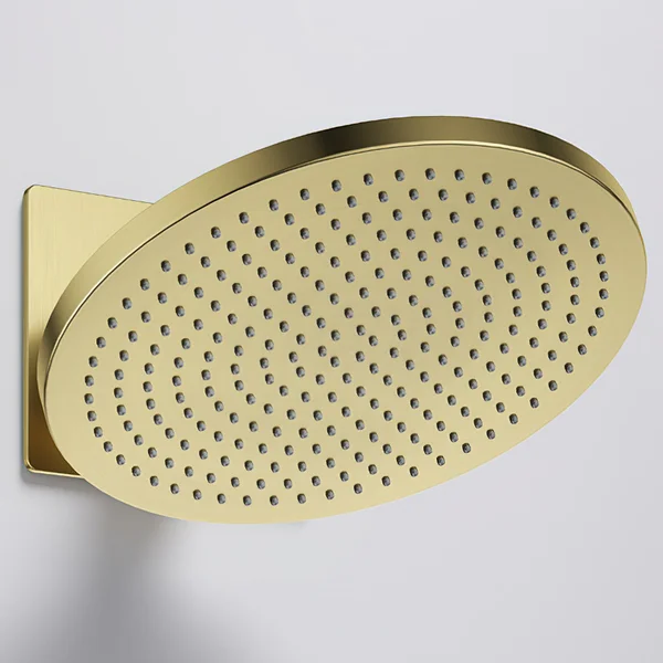 Alternate image of Flova Design Air-Mix Round Rain Shower Head with Adjustable Arm