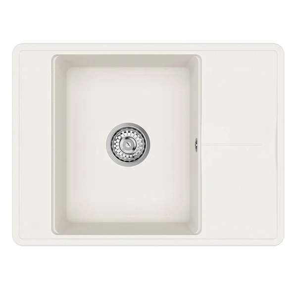 Clearwater Arina Smart Granite Inset Kitchen Sink with Drainer and Waste - 1 Bowl