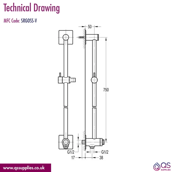 Technical drawing QS-V115756 / SRGOSS-V