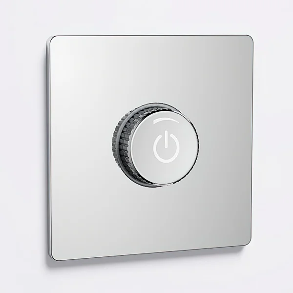 Additional image of Flova GoClick Concealed On-Off Valve with Flow Control - Round or Square