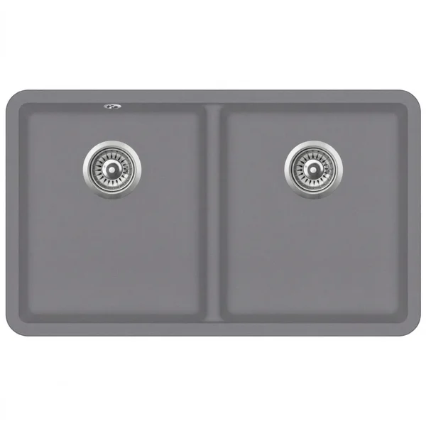 Alternate image of Clearwater Nova Quarex Granite Kitchen Sink - 2.0 Bowl - 810mm x 480mm