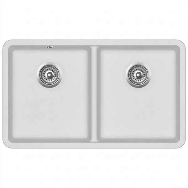Clearwater Nova Quarex Granite Kitchen Sink - 2.0 Bowl - 810mm x 480mm