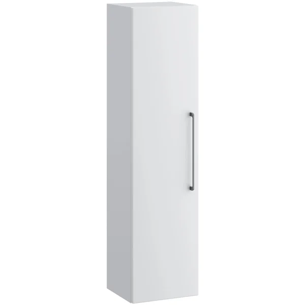 Additional image of Kartell K-Vit Dove Contemporary Wall Mounted Tall Boy Unit - 300 x 1200mm