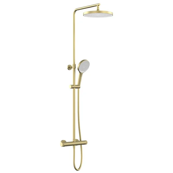 Alternate image of Vado Safari Round Thermostatic Exposed Bar Valve with Shower Head and Handset Kit