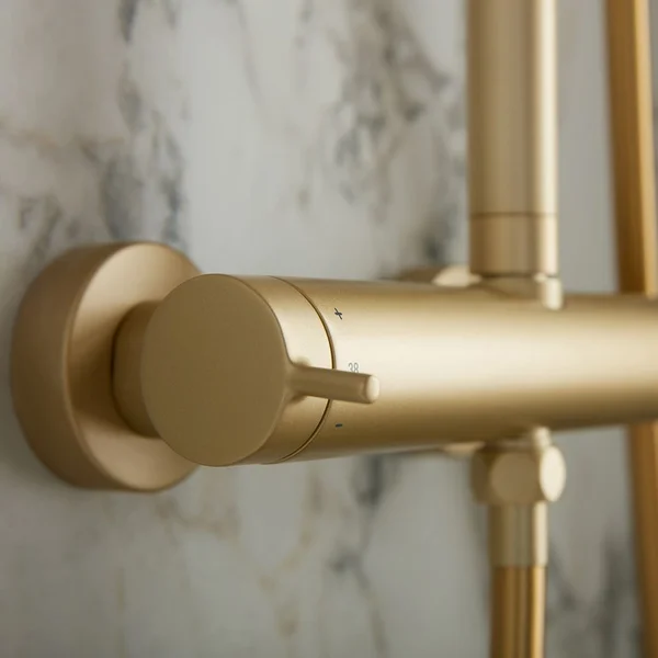 Alternate image of Vado Safari Round Thermostatic Exposed Bar Valve with Shower Head and Handset Kit