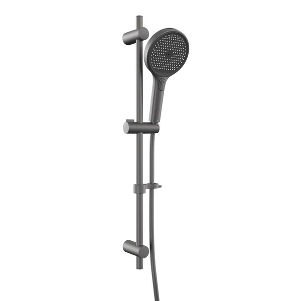 Alternate image of Vado Safari Contemporary Round Shower Rail Kit with Handset - 680mm High