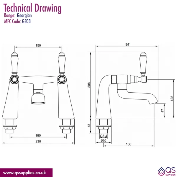 Technical drawing QS-V110651 / GE08