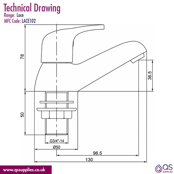 Technical drawing QS-V110653 / LACE102