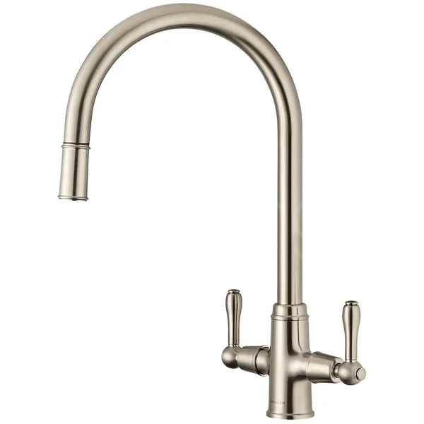 Additional image of Clearwater Broadway Pull-Out Mono Kitchen Sink Mixer Tap with Swivel Spout - Lever Handles
