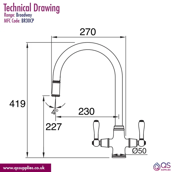 Technical drawing QS-V115102 / BR30CP