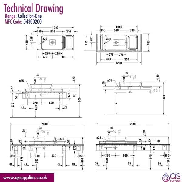 Technical drawing QS-V98423 / D4800200