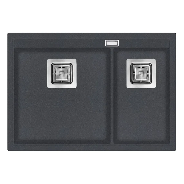 Alternate image of Clearwater Capri Contemporary Granite Kitchen Sink - 1.75 Bowl - 650 x 445mm