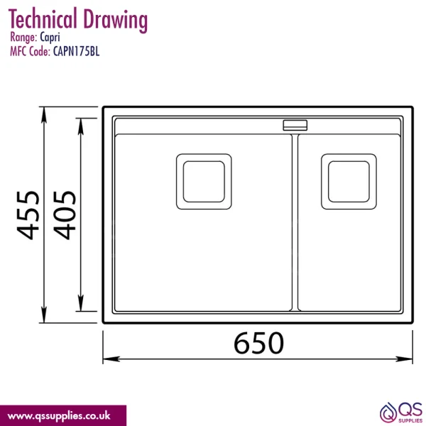 Technical drawing QS-V115103 / CAPN175BL