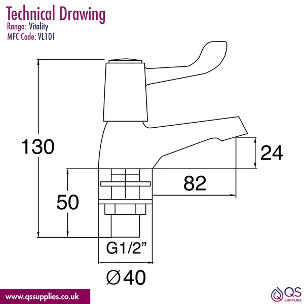 Technical drawing QS-V106512 / VL101