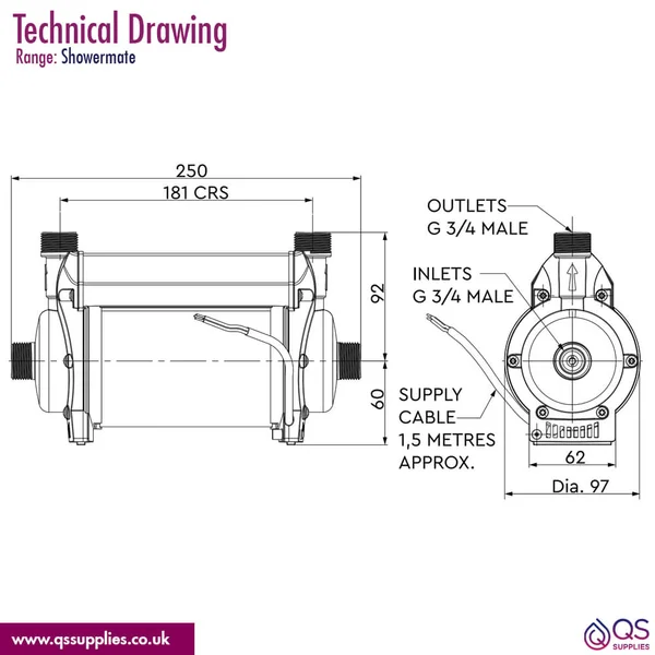 Technical drawing QS-V115134 / 49084