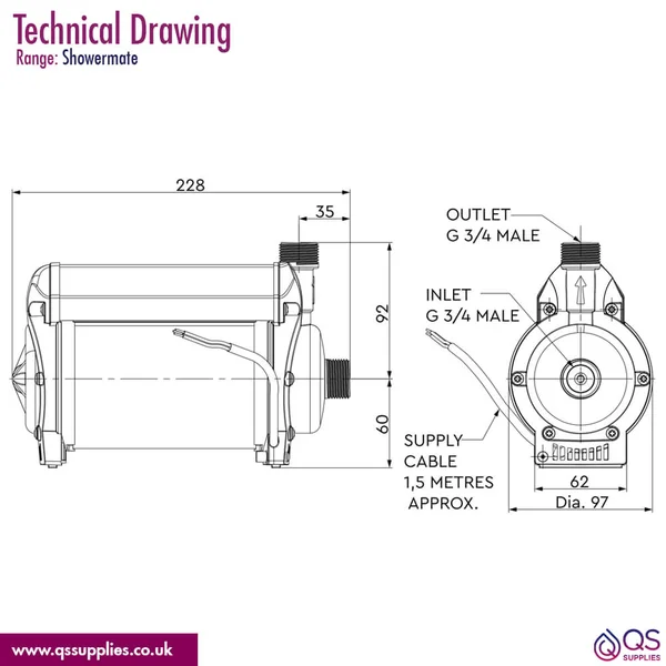 Technical drawing QS-V115136 / 49086