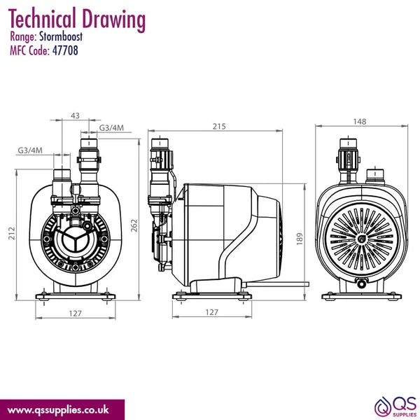 Technical drawing QS-V115137 / 47708