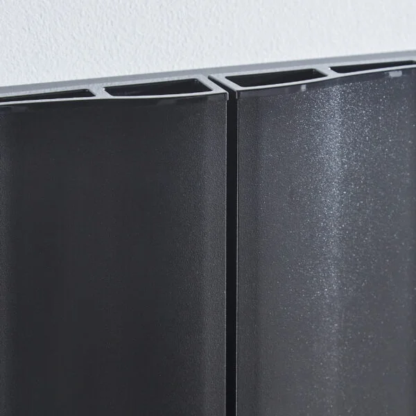 Alternate image of Kartell K-Rad Vancouver Vertical Flat Panel Radiator - Aluminium - 1780mm High
