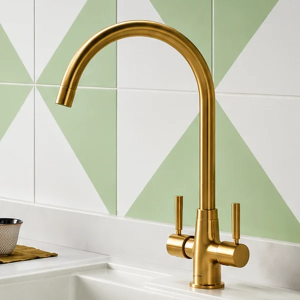 Alternate image of Clearwater Davina Dual-Flow Contemporary Kitchen Mixer Tap with Swivel Spout