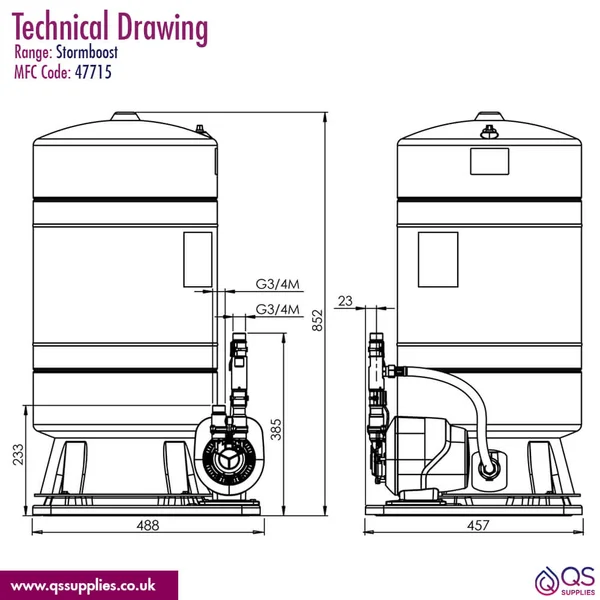 Technical drawing QS-V115139 / 47715