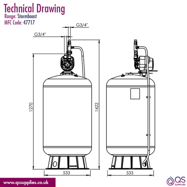 Technical drawing QS-V115141 / 47717