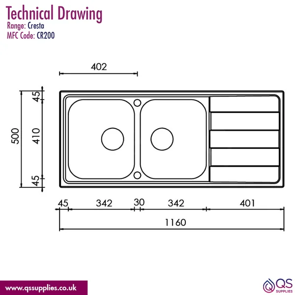 Technical drawing QS-V115108 / CR200