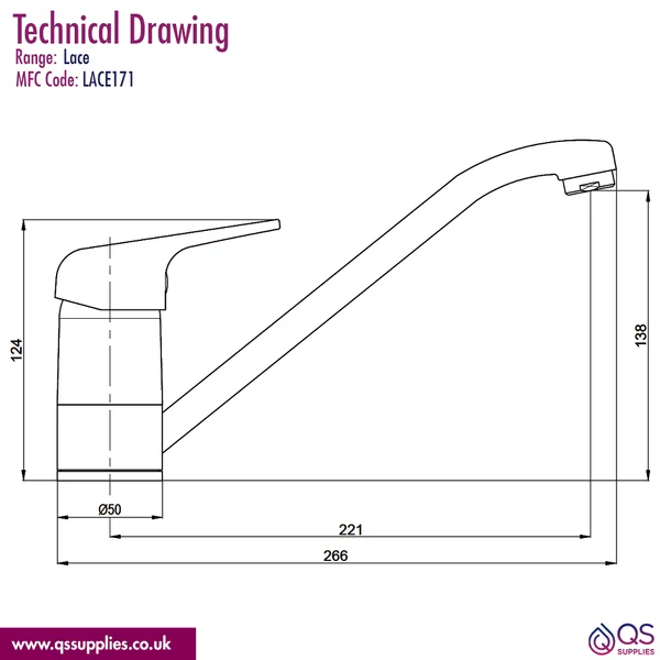 Technical drawing QS-V49076 / LACE171