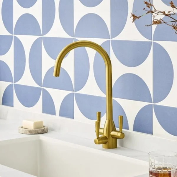 Alternate image of Clearwater Eclipse Tri-Spa Contemporary 3 Way Kitchen Filter Tap with Swivel Spout - Stick Handles