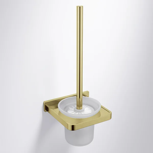 Additional image of Flova Sofija Wall Mounted Glass Toilet Brush and Holder