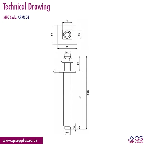 Technical drawing QS-V110670 / ARMC04