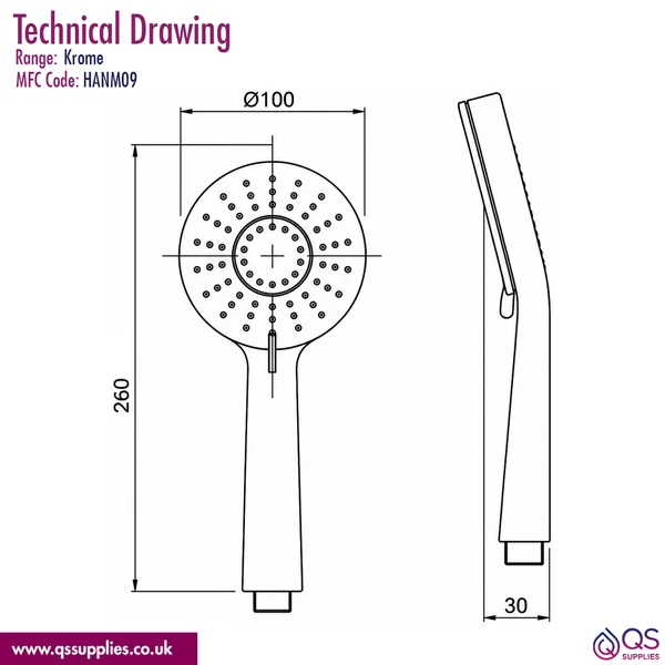Technical drawing QS-V110671 / HANM09