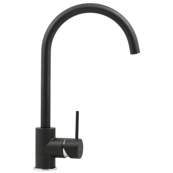 Alternate image of Clearwater Elara Contemporary Monobloc Kitchen Sink Mixer Tap with Swan Neck Spout - Stick Handle