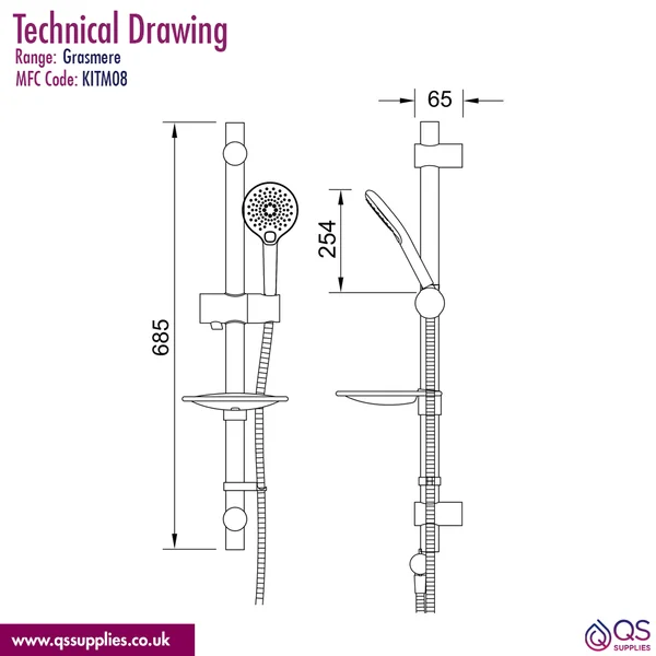 Technical drawing QS-V110674 / KITM08