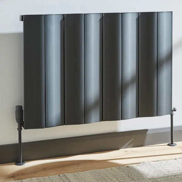 Additional image of Kartell K-Rad Vancouver Horizontal Radiator - 580mm High - Aluminium - Single Panel