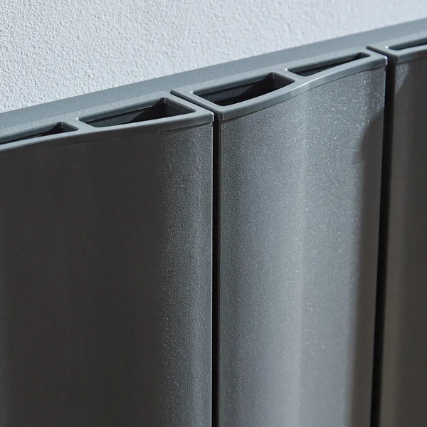Alternate image of Kartell K-Rad Vancouver Horizontal Radiator - 580mm High - Aluminium - Single Panel