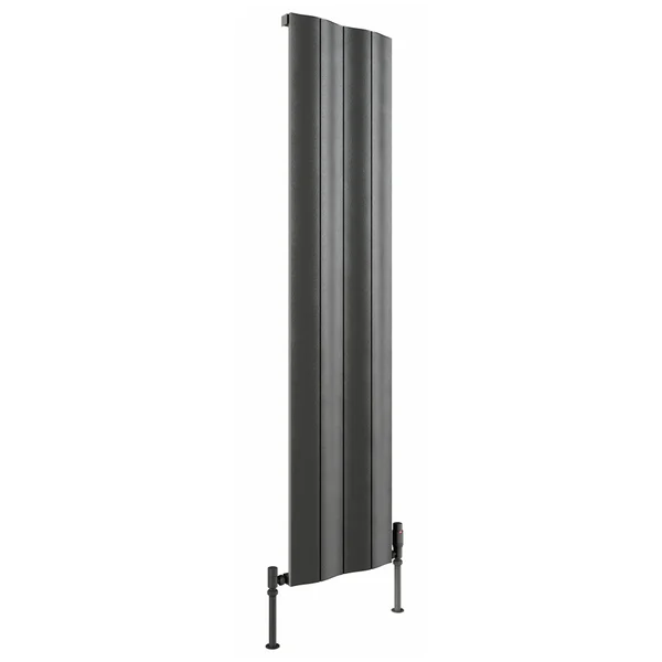 Alternate image of Kartell K-Rad Vancouver Vertical Flat Panel Radiator - Aluminium - 1780mm High