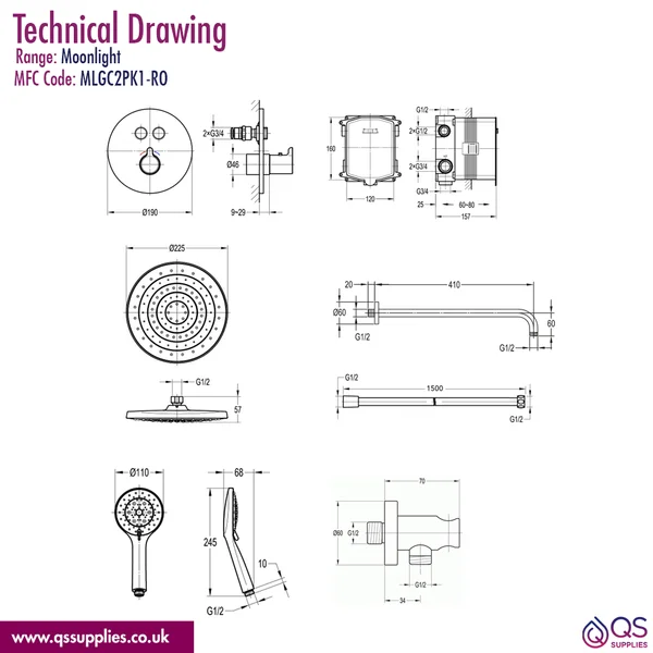 Technical drawing QS-V115768 / MLGC2PK1-RO
