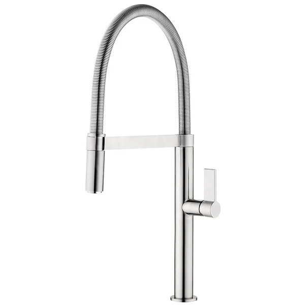 Clearwater Jovian Dual-Flow Modern Kitchen Sink Mixer Tap with Spring Neck Spout - Flat Handle