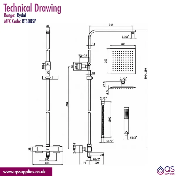 Technical drawing QS-V110682 / RTSDBSP