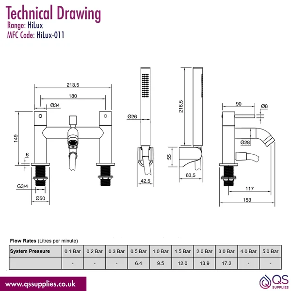 Technical drawing QS-V116304 / HiLux-011