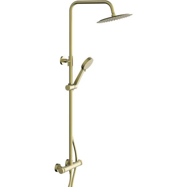 Additional image of Joseph Miles Zeal Contemporary Exposed Thermostatic Valve And Shower Set