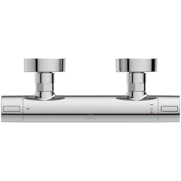 Alternate image of Ideal Standard Ceratherm ALU Plus Thermostatic Exposed Bar Shower Valve - 1 Outlet - 2 Control