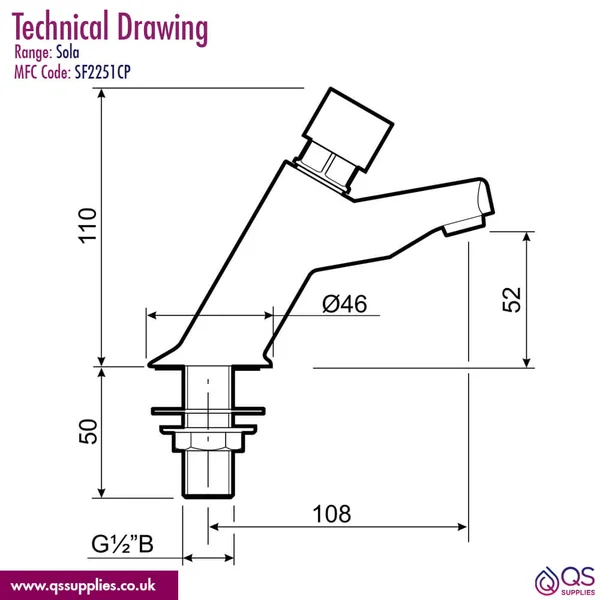 Technical drawing QS-V115154 / SF2251CP