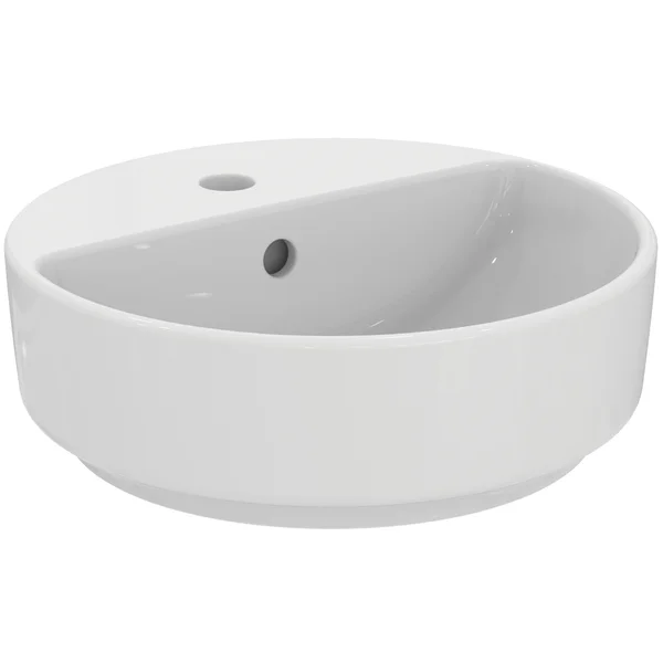 Alternate image of Ideal Standard I.Life-O Round Ceramic Countertop Vessel Basin - 400mm - Gloss White