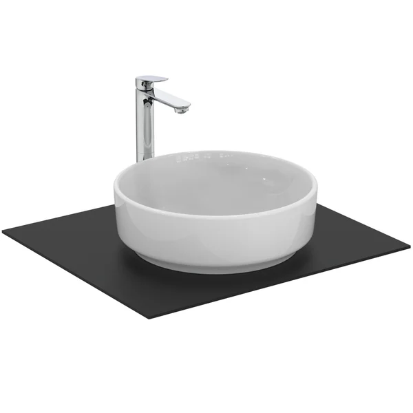 Alternate image of Ideal Standard I.Life-O Round Ceramic Countertop Vessel Basin - 400mm - Gloss White