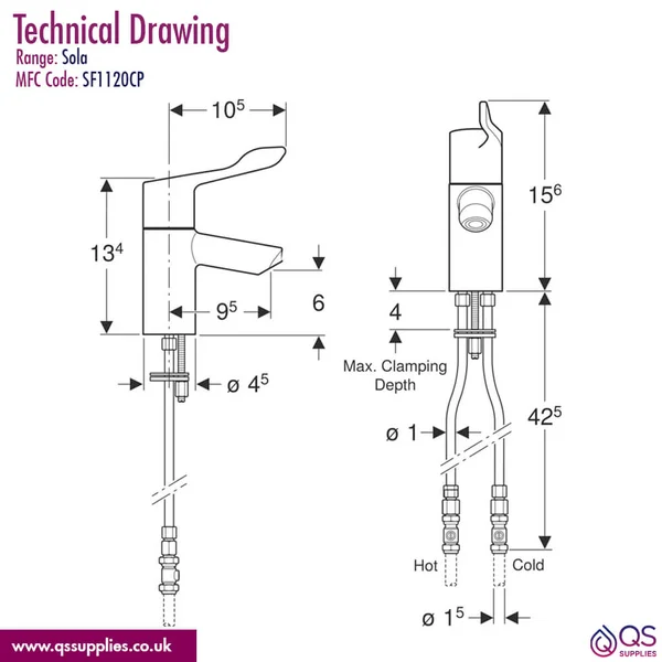Technical drawing QS-V115158 / SF1120CP